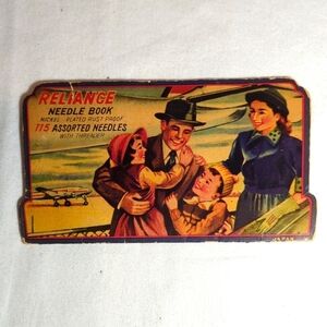 Vintage Reliance Needle Book Japan